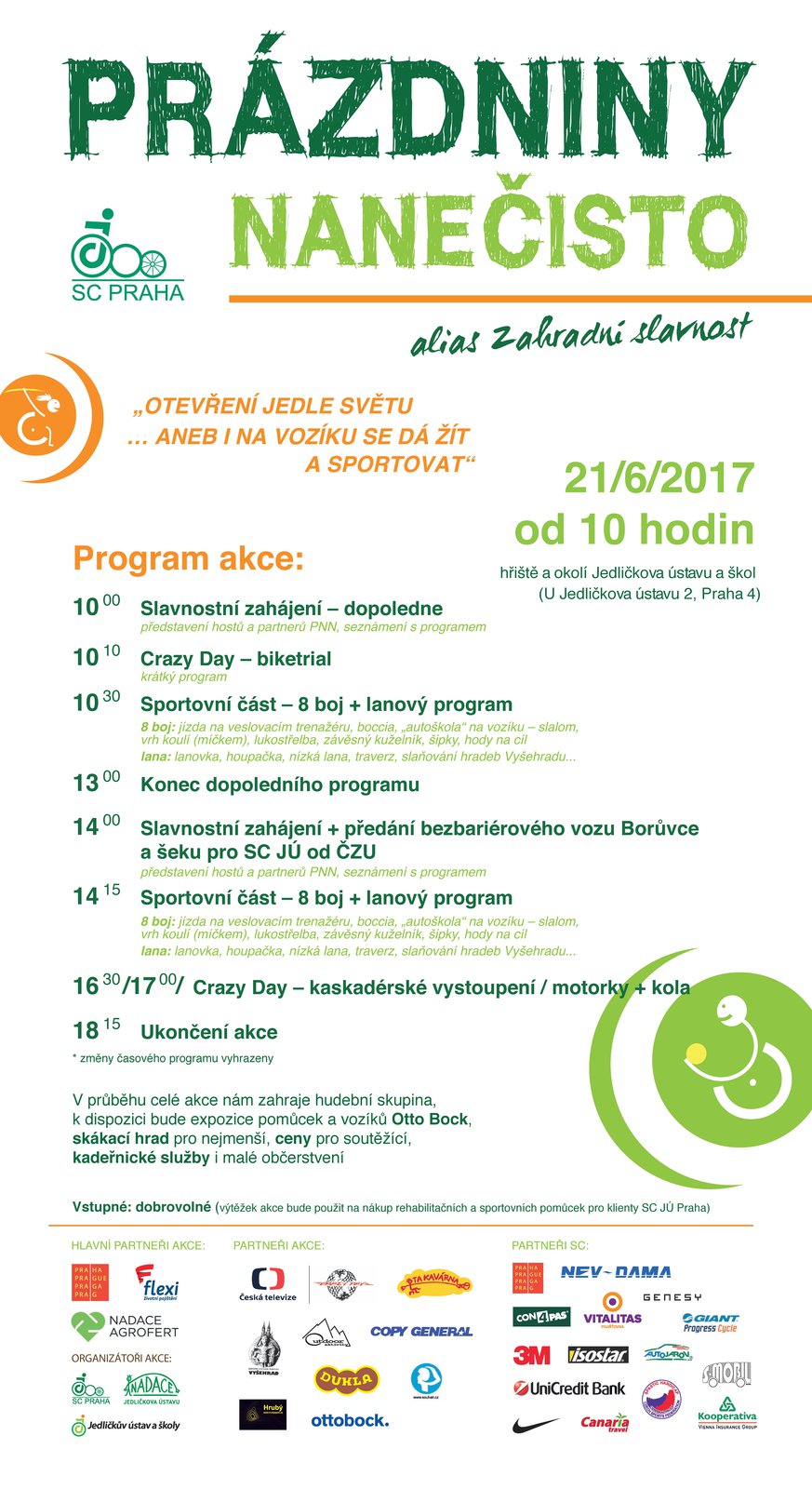 Program - PRÁZDNINY NANEČISTO Program - PRÁZDNINY NANEČISTO