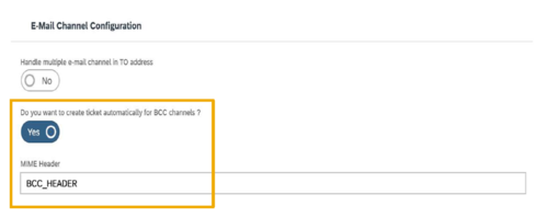 Support of Channel in BCC for B2C