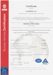 ISO ISMS Certificate - English ISO ISMS Certificate - English