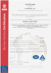 ISO ISMS Certificado - España ISO ISMS Certificado - España